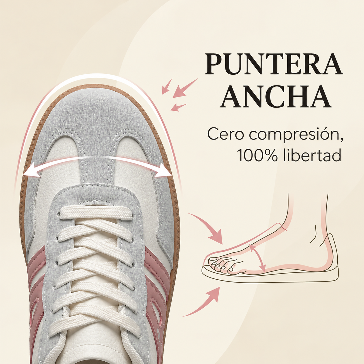 Zapatillas ergonómicas Rosaura Paez® - María