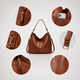 Set de 3 Bolsos Hobo de Piel de Lujo - Rosaura Paez®