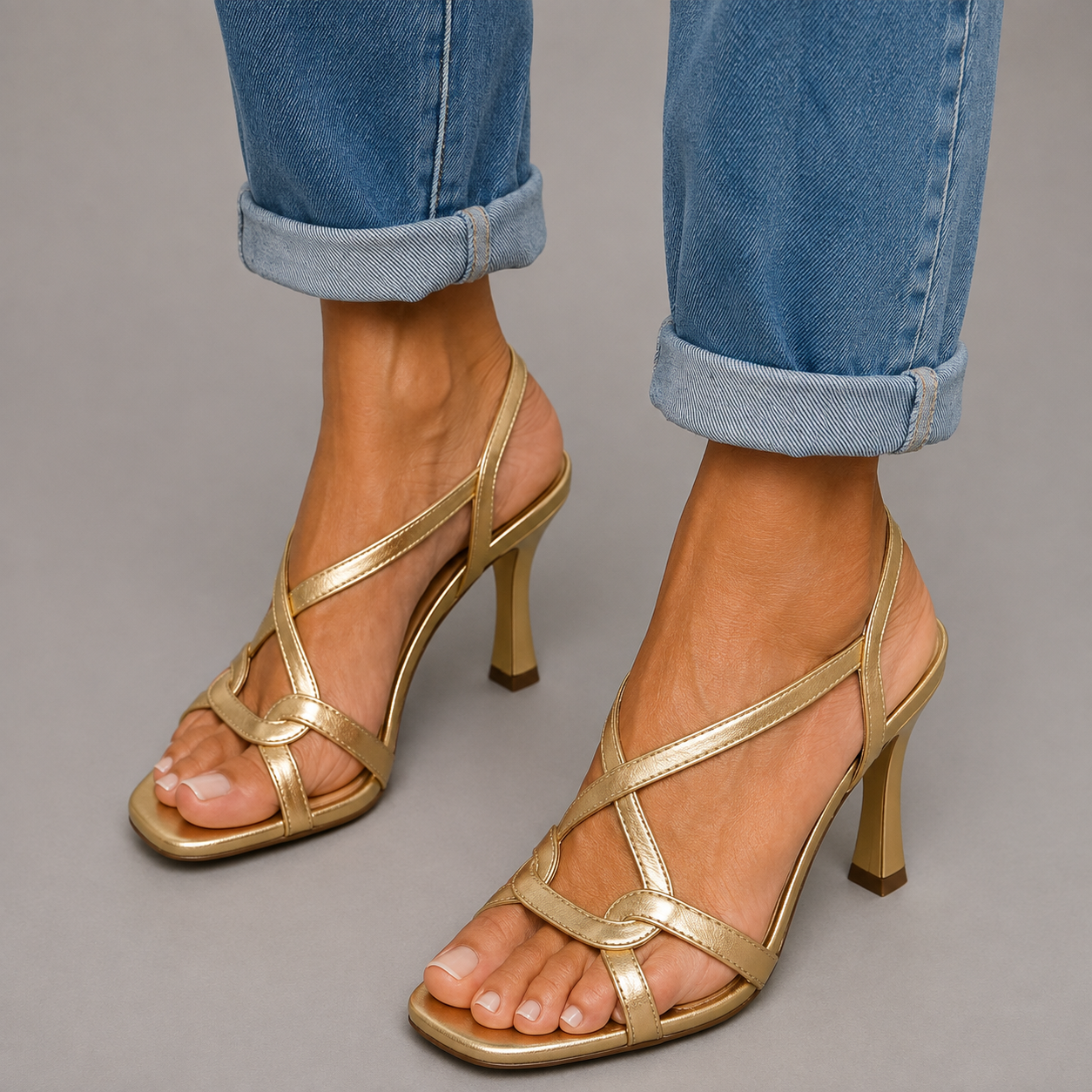Sandalias con tacón Rosaura Paez® - ''Tirana''