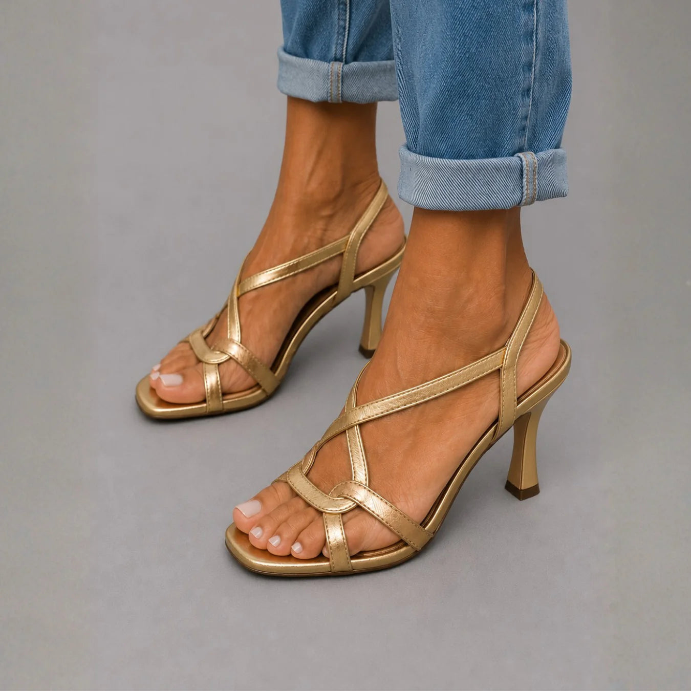Sandalias con tacón Rosaura Paez® - ''Tirana''