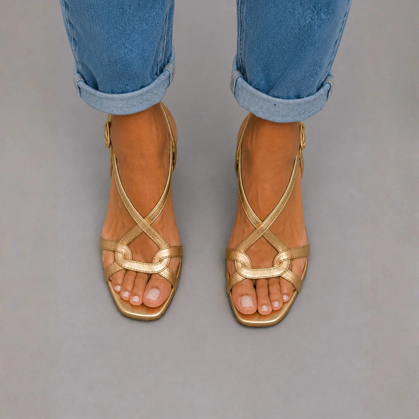Sandalias con tacón Rosaura Paez® - ''Tirana''
