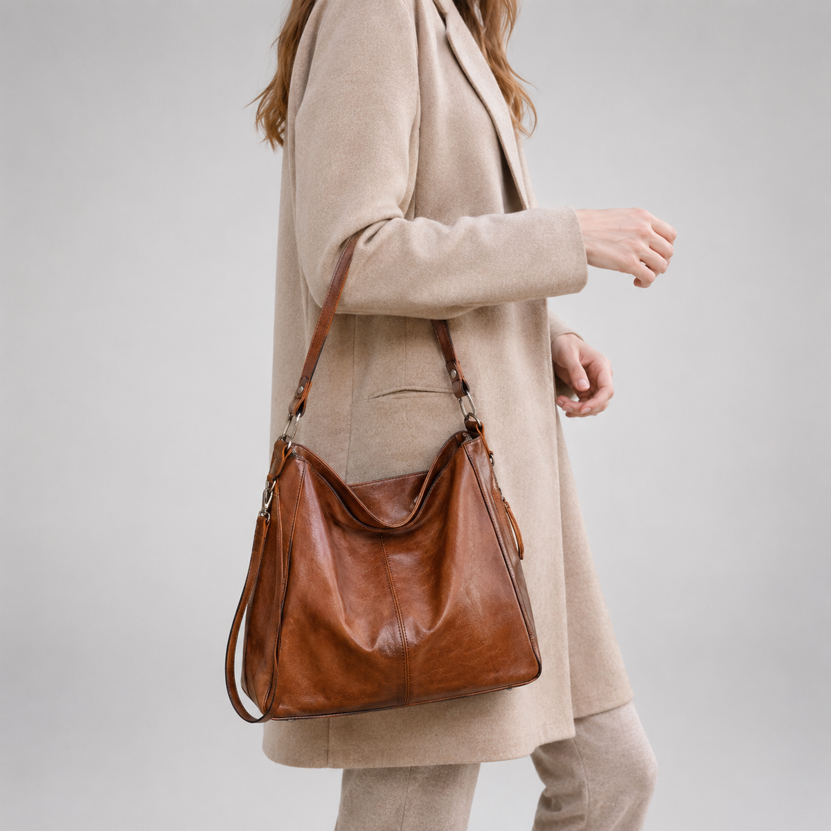 Set de 3 Bolsos Hobo de Piel de Lujo - Rosaura Paez®