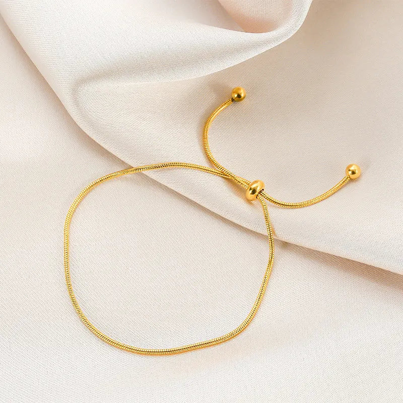 Tobillera de cadena ajustable